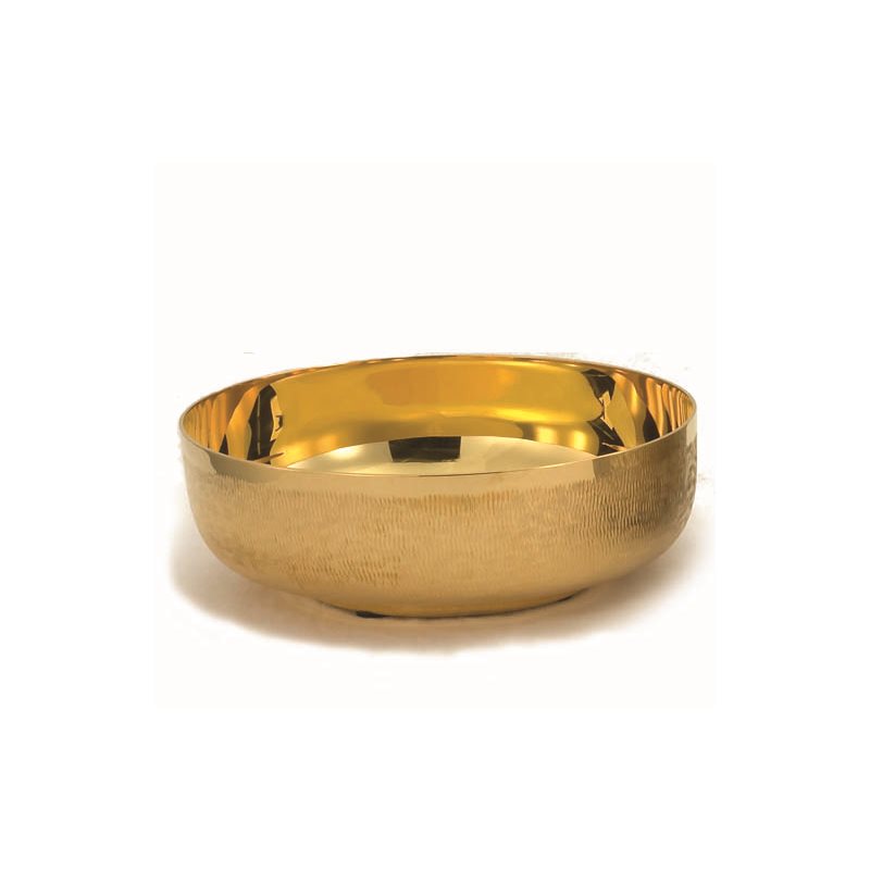 Ciboire de communion 6 1 / 8" (15.5 cm) Dia., plaqué or 24Kt