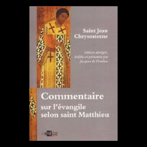 Commentaire sur l'évangile selon saint Matthieu -French book