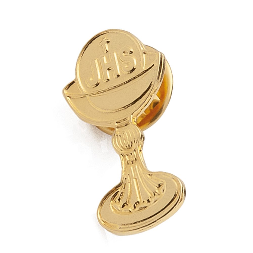 Chalice Lapel Pin 1'', gold finish