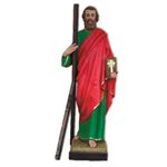 St. Andrew Color Fiberglass Outdoor Statue 63" (160 cm)