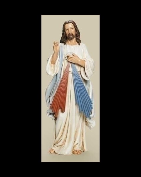 Divine Mercy Statue 24" resin