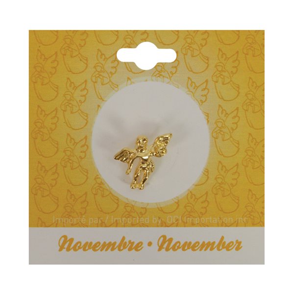 'Angel'' November Lapel Pin, Bilingual