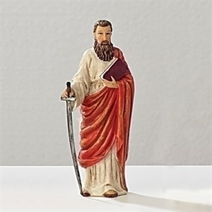 Statue Saint Paul 3.5" (9 cm) en résine