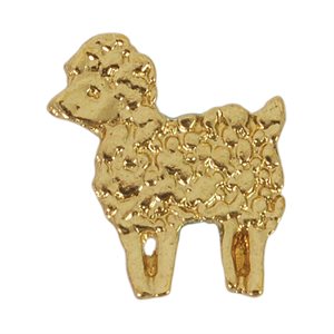 Gold-Finish Lapel Pin Lamb for Reconciliation