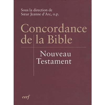 Concordance de la Bible, Nouveau Testament