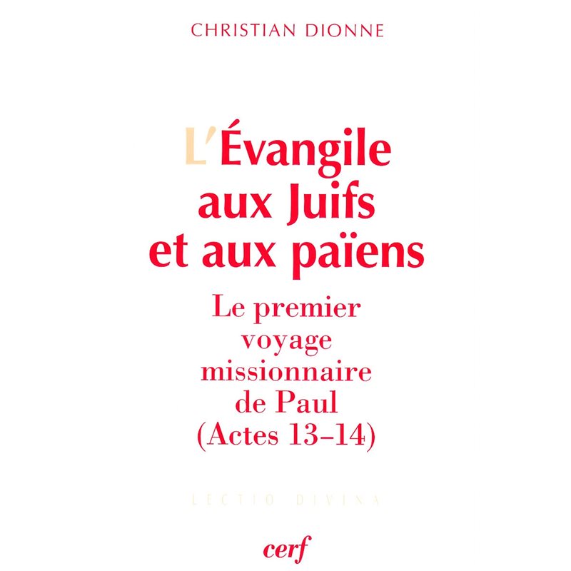 Évangile aux Juifs et aux paiens, L' (French book)