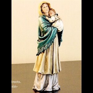 Madonna of the Streets Resin Statue, 9.25" (23.5 cm)