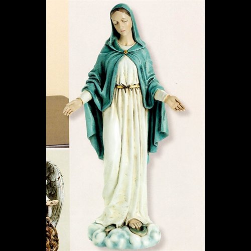 Statue Immaculée Conception 23.5" (60 cm) en résine