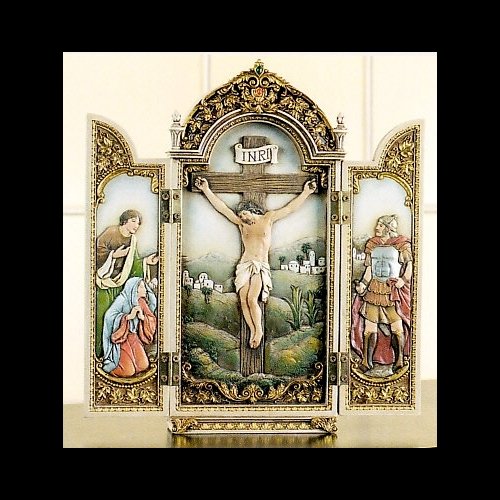 Crucifixion Triptyque Scene 12" (30.5 cm)