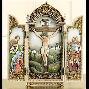Crucifixion Triptyque Scene 12" (30.5 cm)