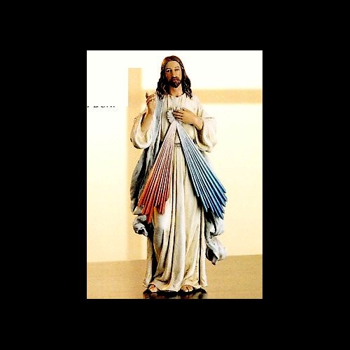 Divine Mercy Resin Statue, 9.5" (24 cm)