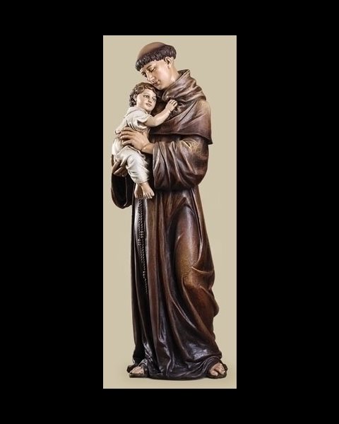 Saint Anthony Statue 37" resin