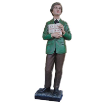 St. Dominic Savio Color Fiberglass Outdoor Statue 50"(126cm)