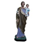 Statue ext. Saint Joseph 39.5" (100 cm) en FDV Couleur