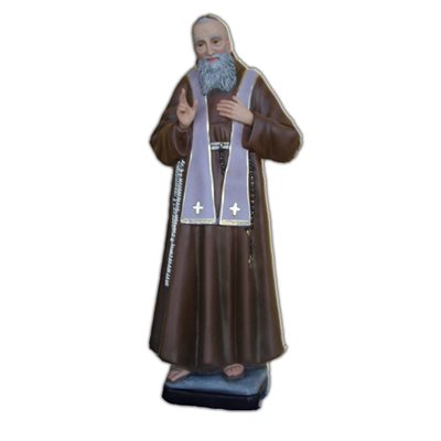 Statue ext. Saint Léopold 30" (75 cm) en FDV Couleur