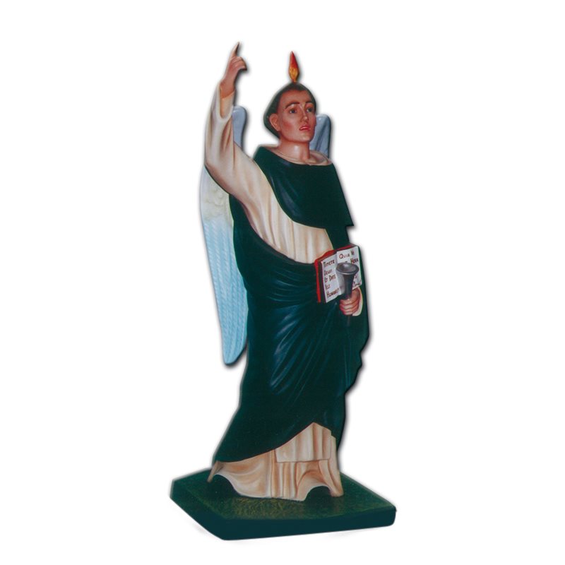 St. Vincent Ferrier Color Fiberglass Outdoor Statue, 47"