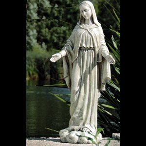Our Lady of Grace Resin Statue, 24" (61 cm)