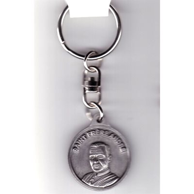 Key Ring St. Brother Andre, 1.25" (3.2 cm) Dia.