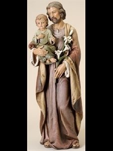 Saint Joseph Statue 36" (91.5 cm), Resin-stone