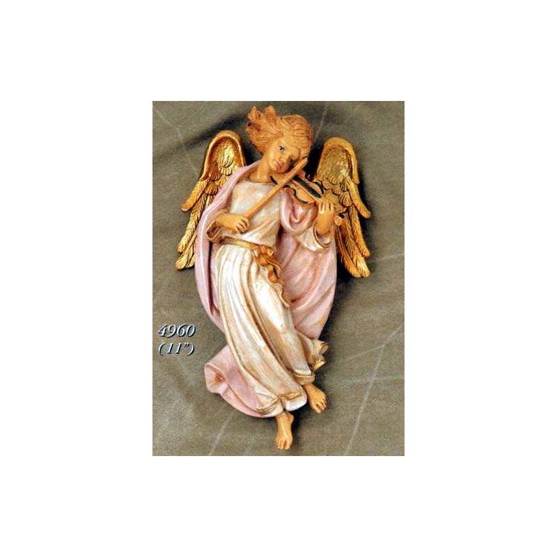 Color Resin Wall Angel, 11" (28 cm)