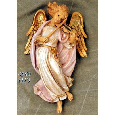 Color Resin Wall Angel, 11" (28 cm)