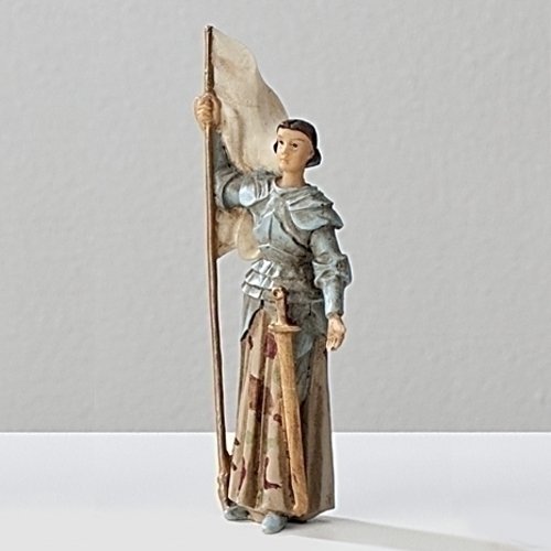 St. Joan of Arc Statue, 3.5" (9 cm)