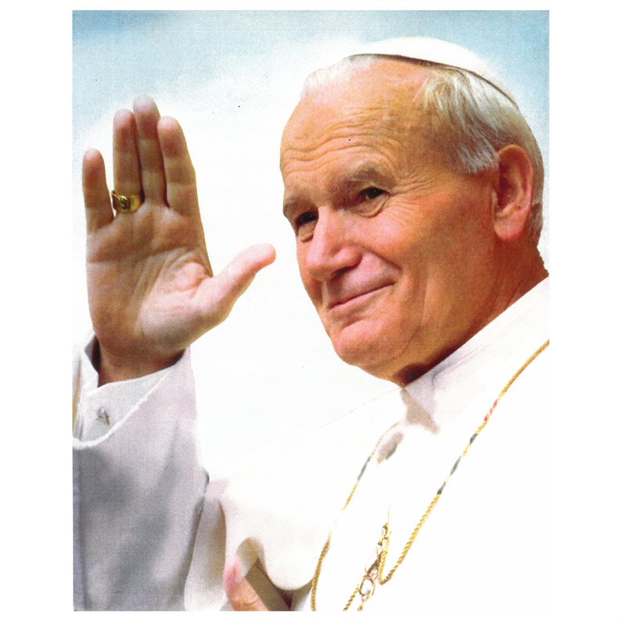 Image Jean-Paul II 8'' x 10'' / un