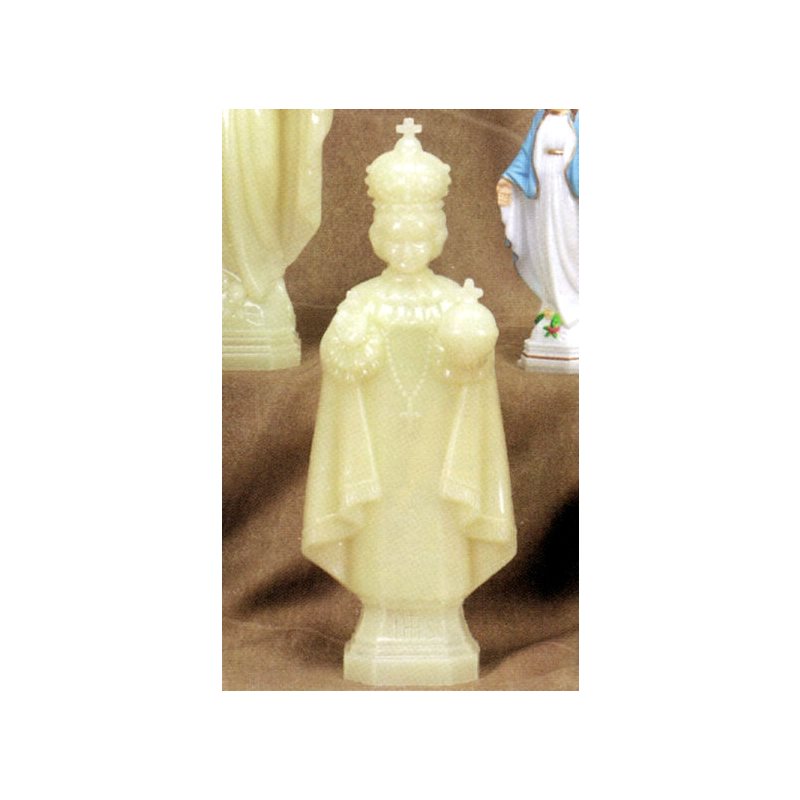 Jesus of Prague Luminous Plastic Statue, 10" (25.5 cm)