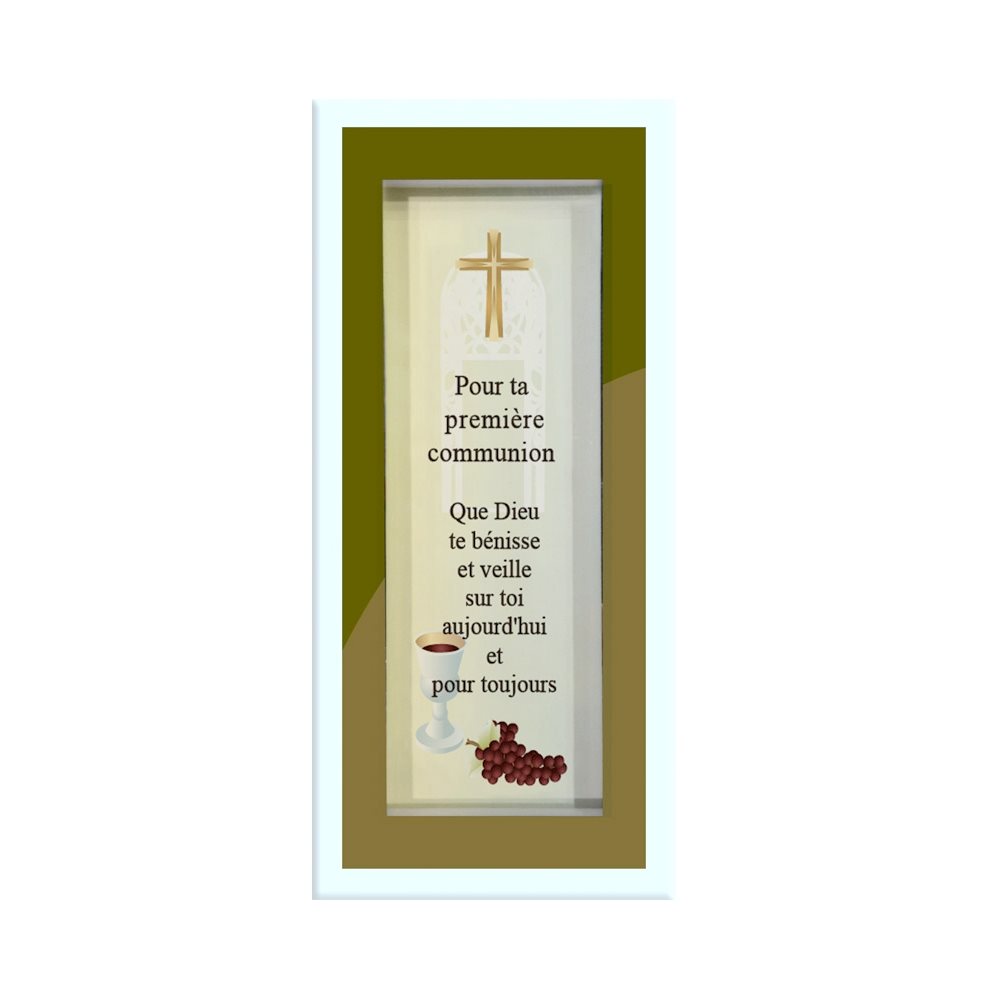 First communion mirror, 7'', F