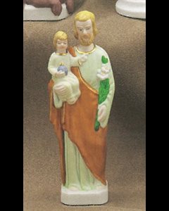 Statue Saint Joseph 6" (15 cm) en porcelaine