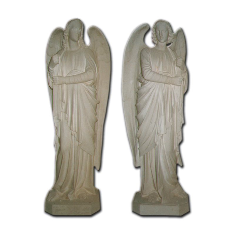 Statue ext. Anges porte-chandelle 63" (160 cm) en FDV / pr