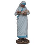 Statue ext. Mère Térésa 24" (60 cm) en FDV Couleur