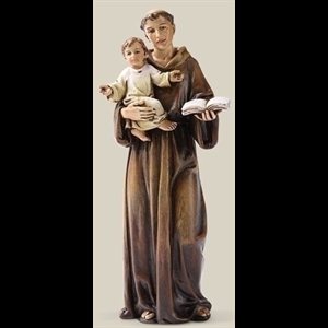 Saint Anthony Resin Statue, 6.25" (16 cm)