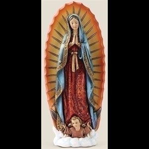 Our Lady Guadalupe Resin Statue, 7.25" (18.4 cm)