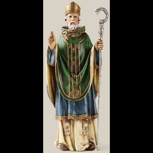 Statue Saint Patrick 6.5" (16.5 cm) en résine