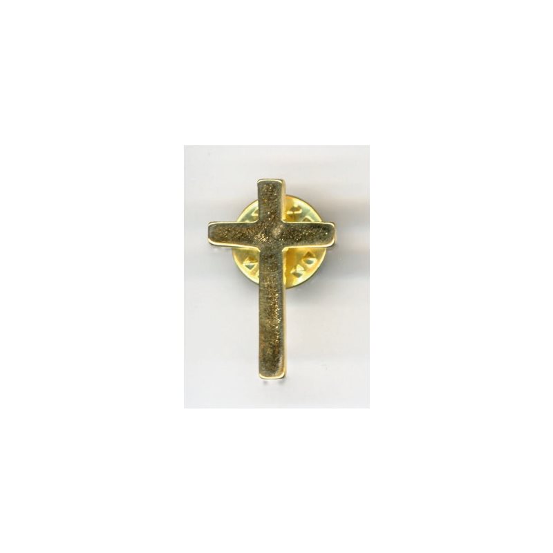 Croix de veston doré 2,5 cm