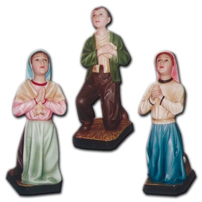 Statue ext. Enfants Fatima 16.5" (42 cm) en FDV / set de 3