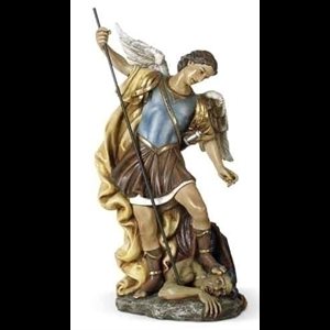Statue Saint Michel Archange 15.5" (39.4 cm) en résine