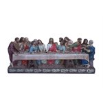 Color Fiberglass Last Supper For Exterior 7" x17" (18x43 cm)