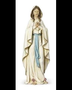 Our Lady of Lourdes Statue 24" resin