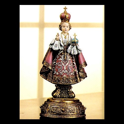 Jesus of Prague Resin Statue, 9.5" (24 cm) Ht.