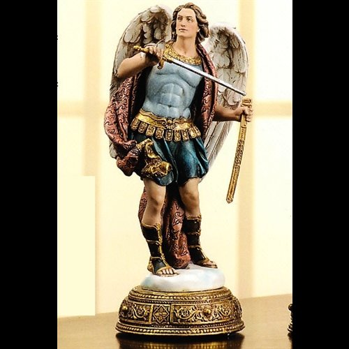 St. Michael Archangel Statue, 10.25" (26 cm) Ht.