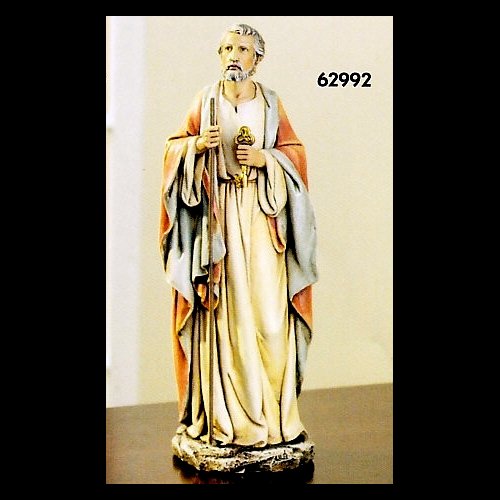 St. Peter Resin Statue, 10.5" (26.7 cm)