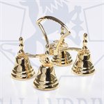 Carillon 4 cloches 4'' haut x 6'' diam.