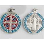 Médaille Saint Benoit couleur 21 mm