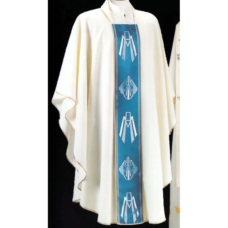 Chasuble #65-000005 marial 100% polyester