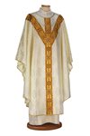 Chasuble #65-038188 white with golden fabric