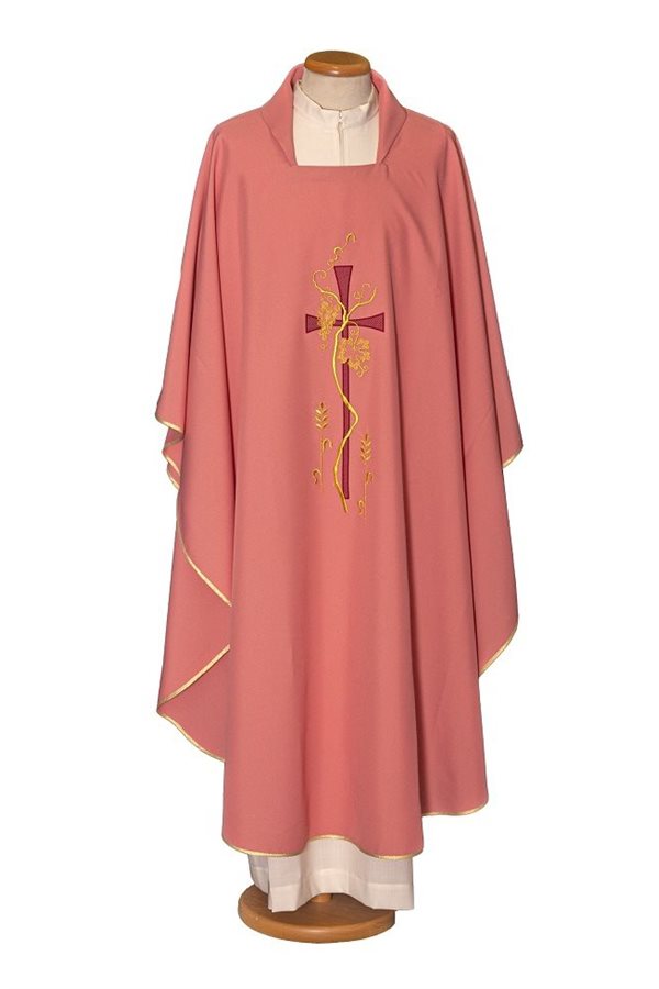 Pink Chasuble #65-000406 100% polyester