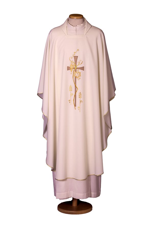 Ivory Chasuble #65-000406 100% polyester