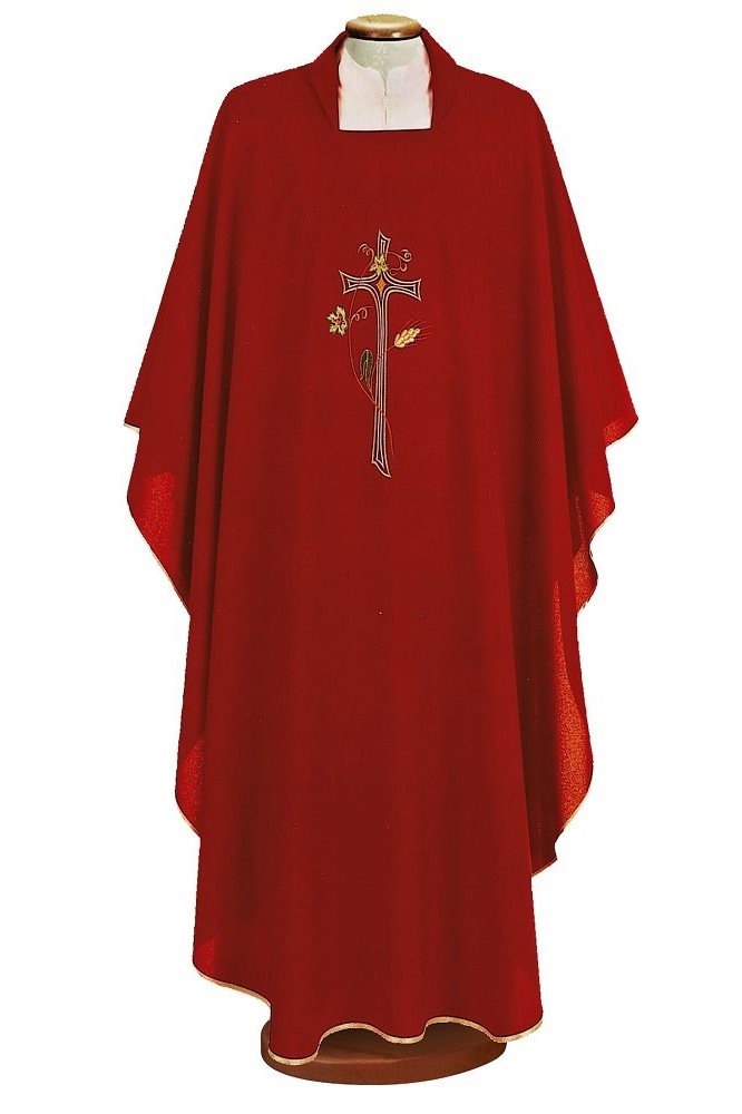 Green Chasuble #65-000455 100% polyester